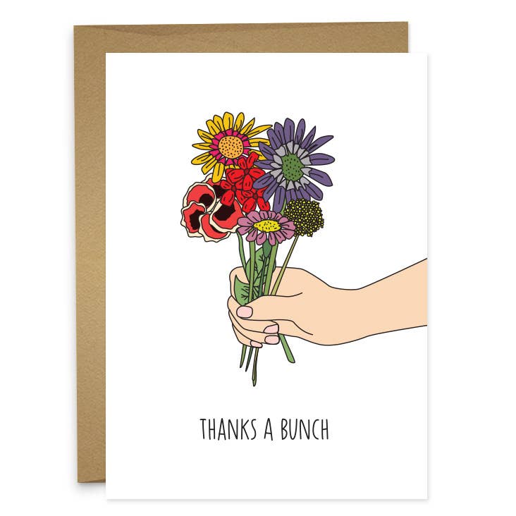 Thanks A Bunch Greeting Card