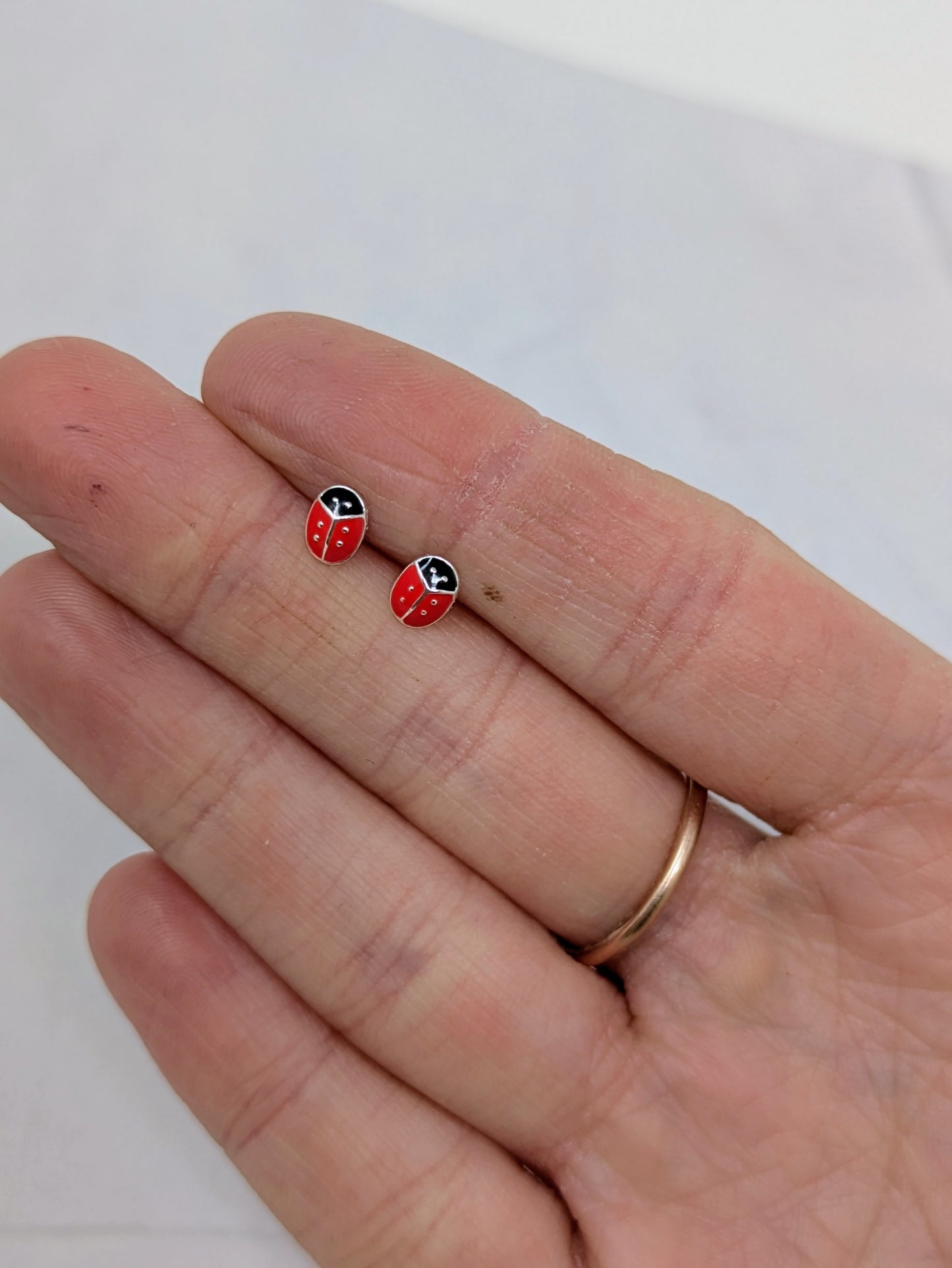 Ladybug Studs
