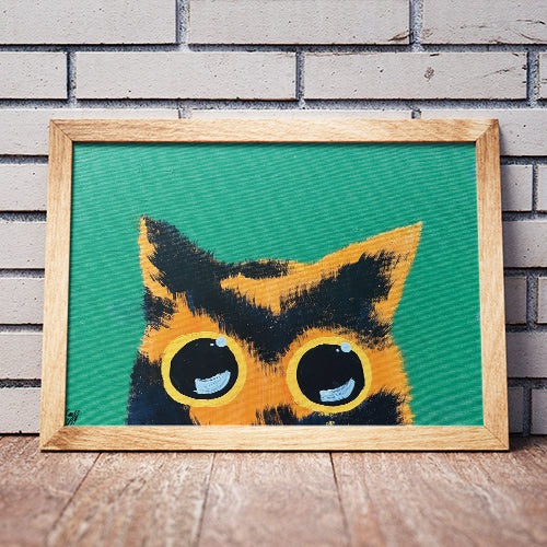 Tortie Cat 5"x7" Print