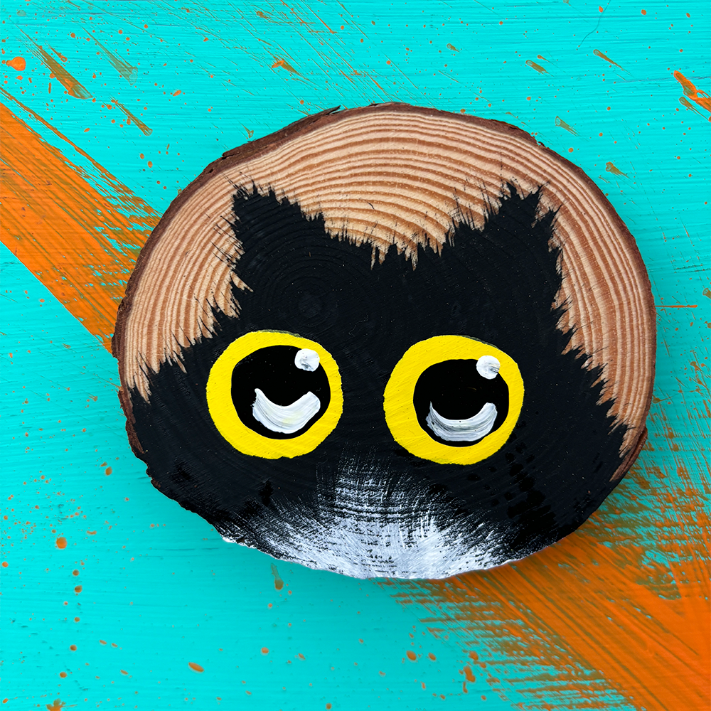 Hand Painted Cat Magnets