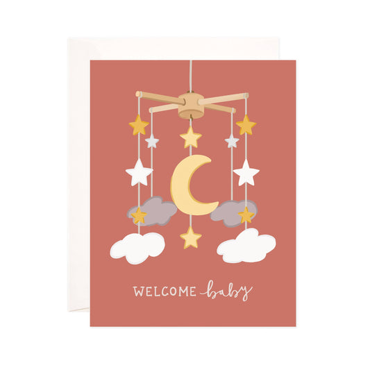 Baby Mobile Greeting Card