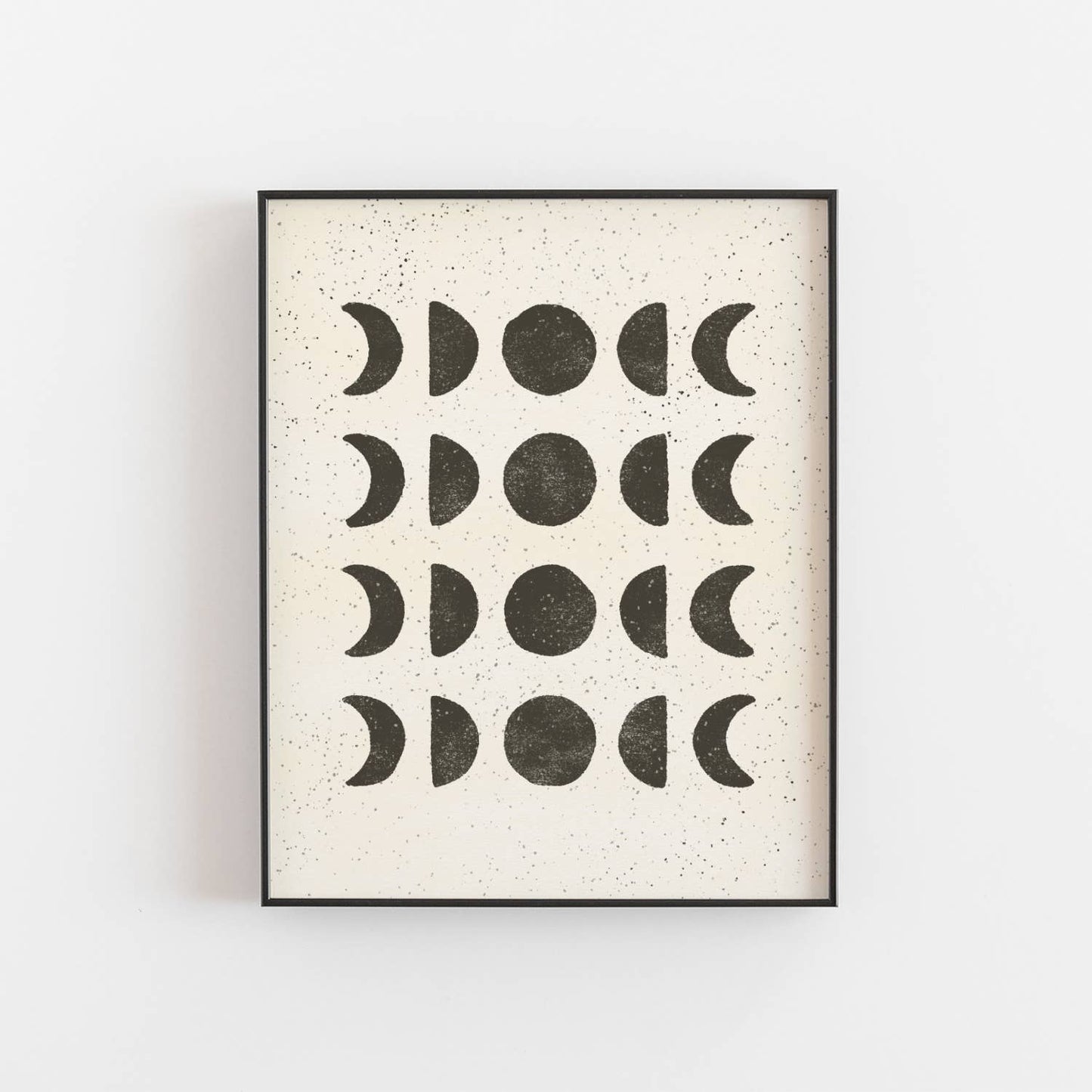 Moon Phases Art Print 11x14