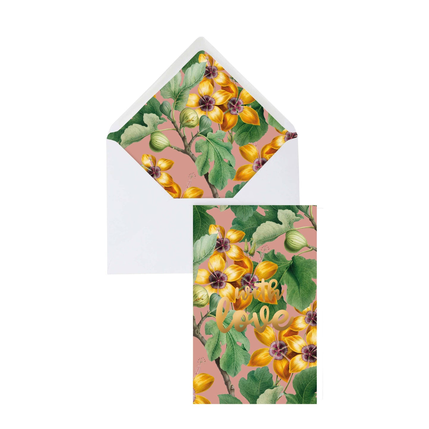 Fig tree Greeting Card - With Love