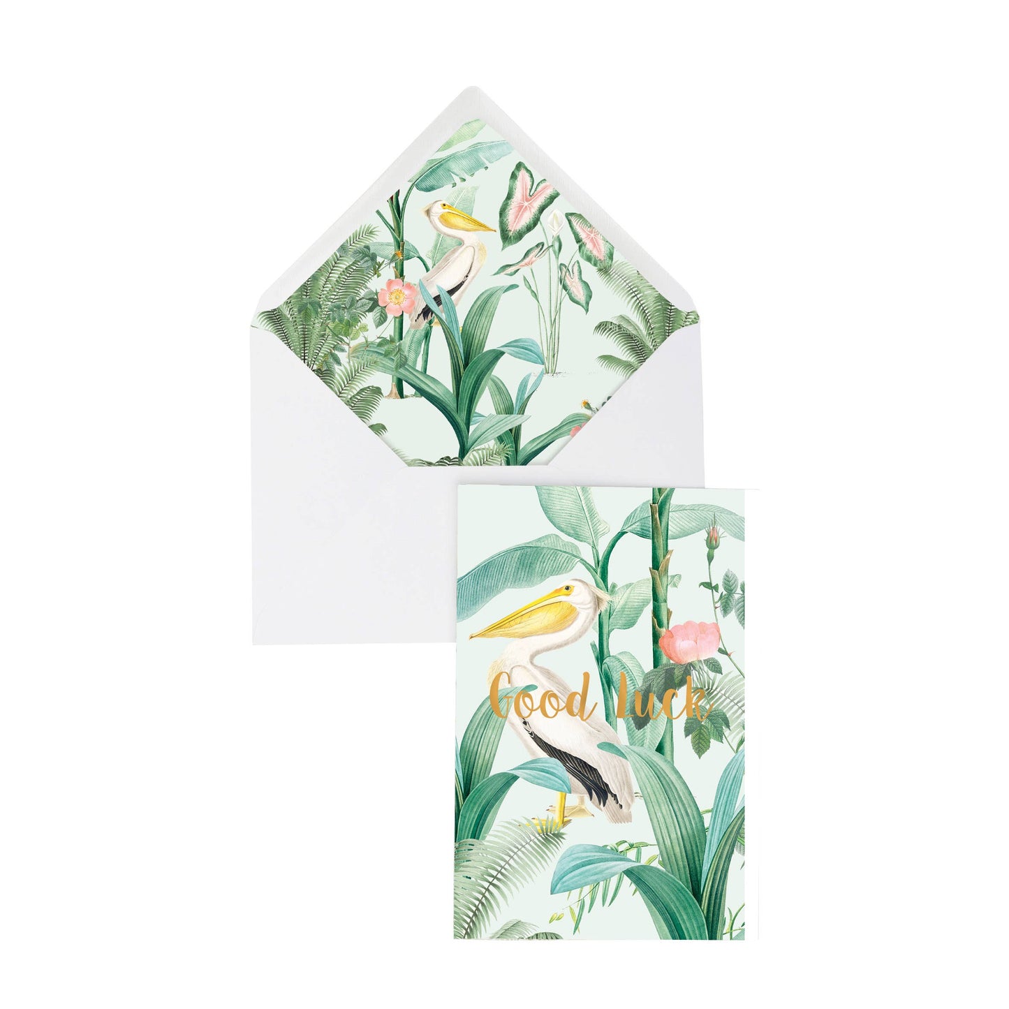 Pelican Good Luck Card