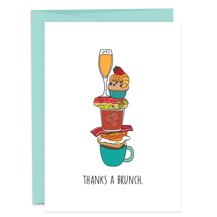 Thanks A Brunch Greeting Card