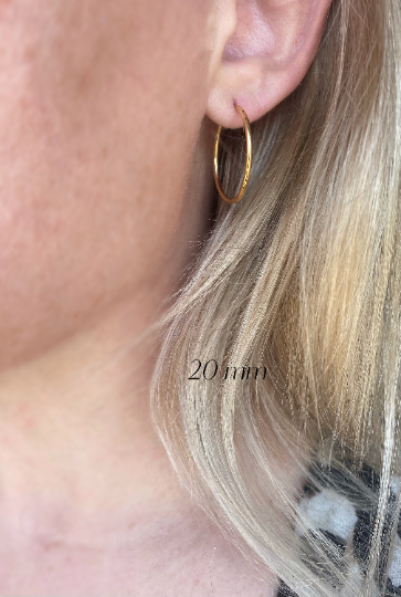 20mm Gold Filled Hoops