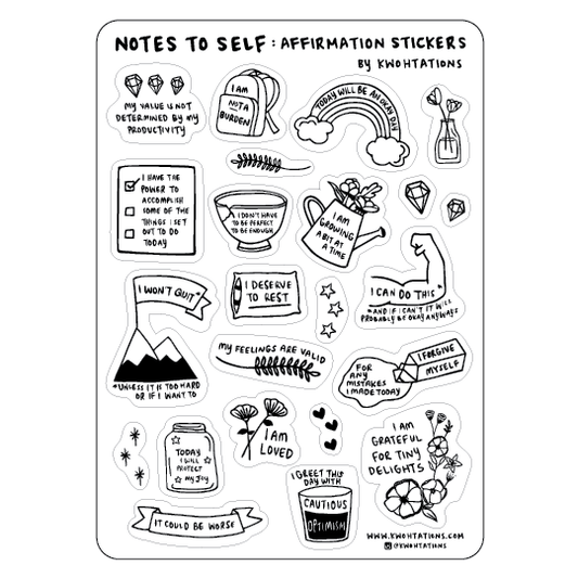 Affirmation Sticker Sheet