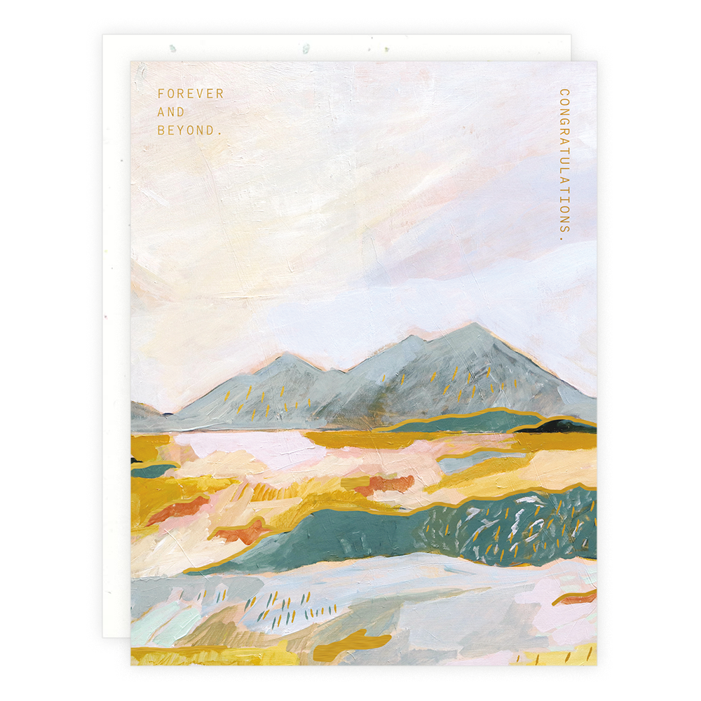 Forever and beyond. Congratulations.