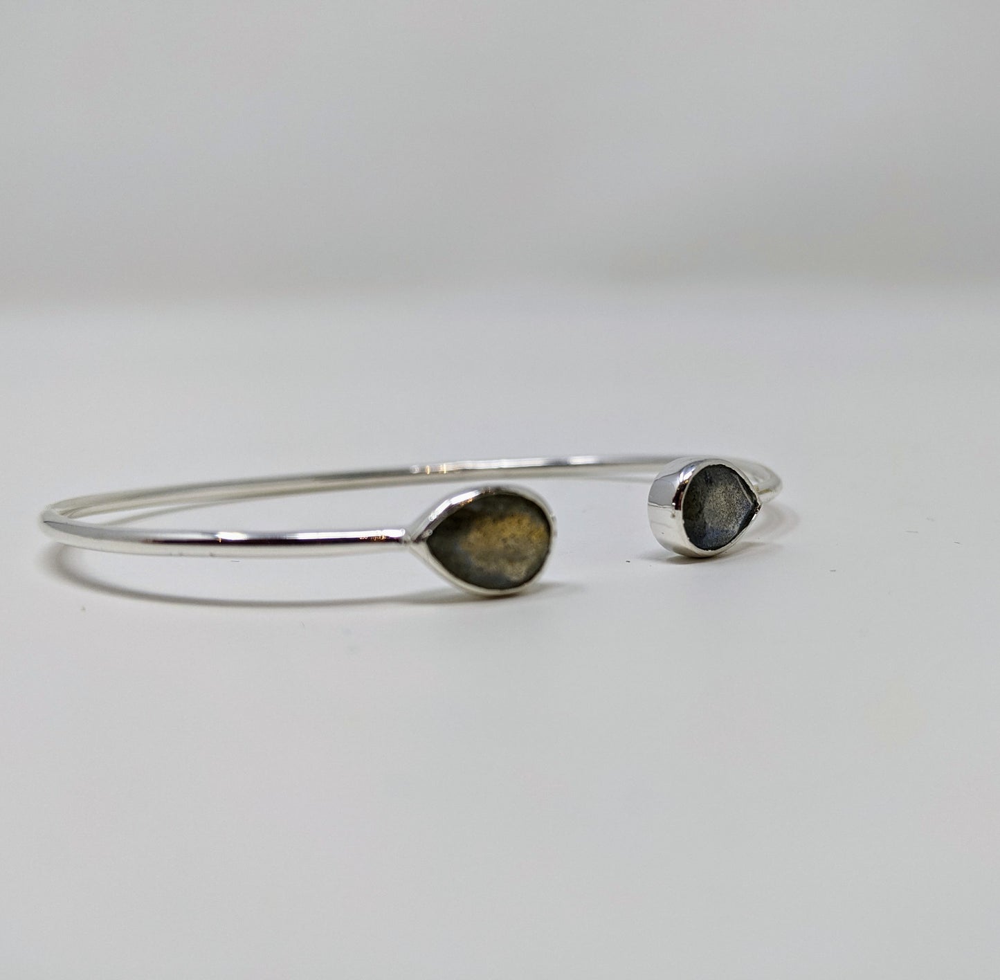 Ezzie Silver Labradorite Cuff