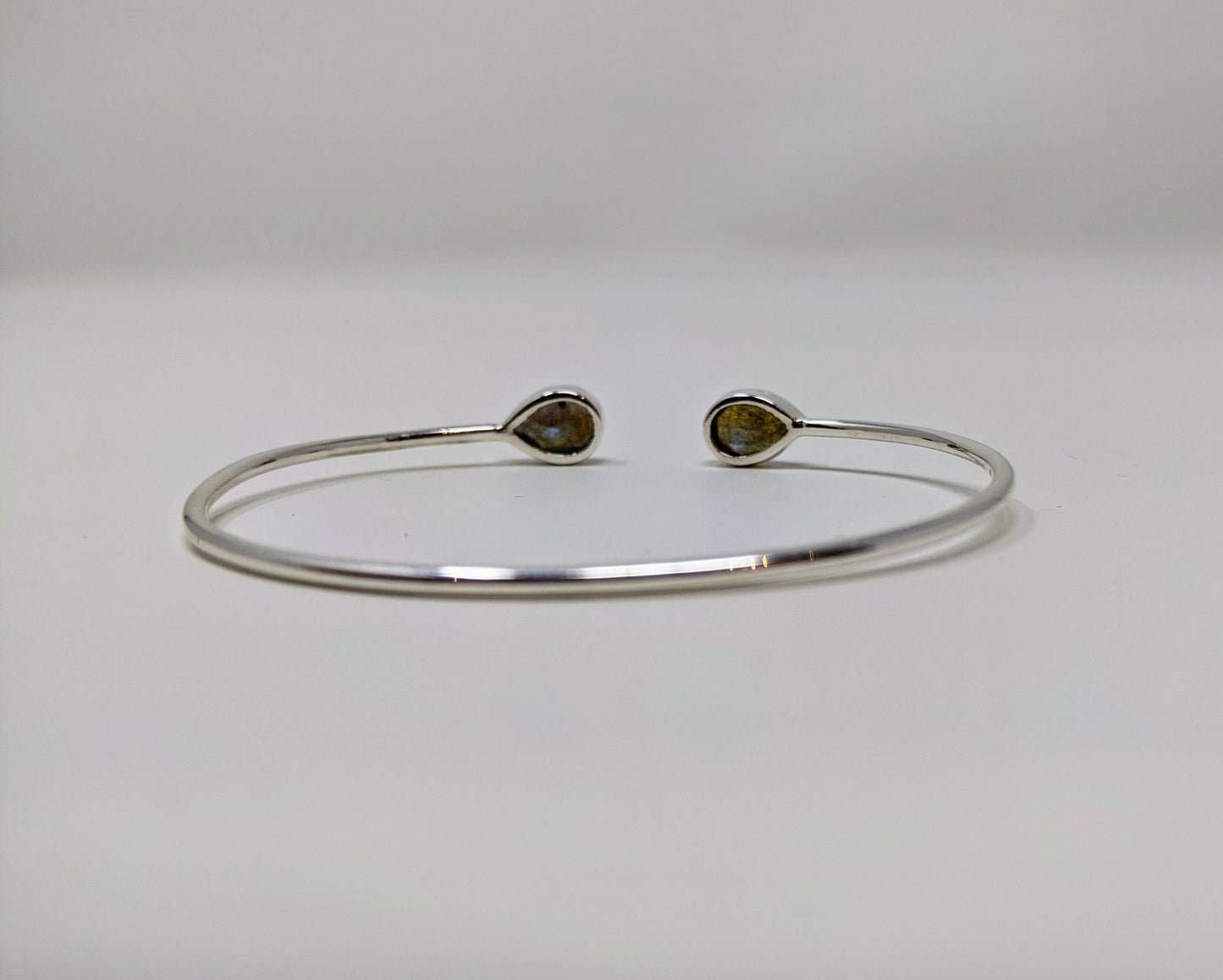 Ezzie Silver Labradorite Cuff