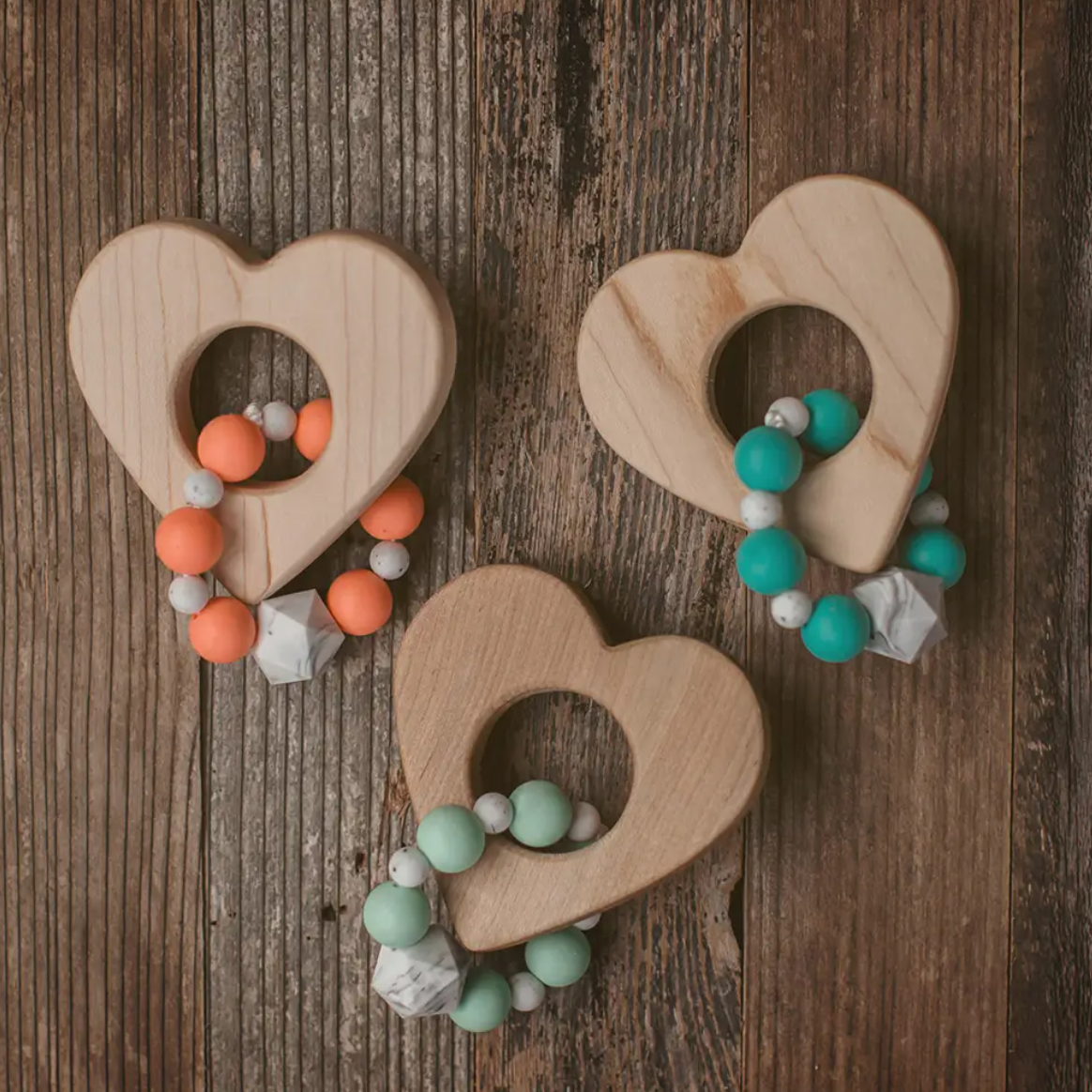 Heart teether online