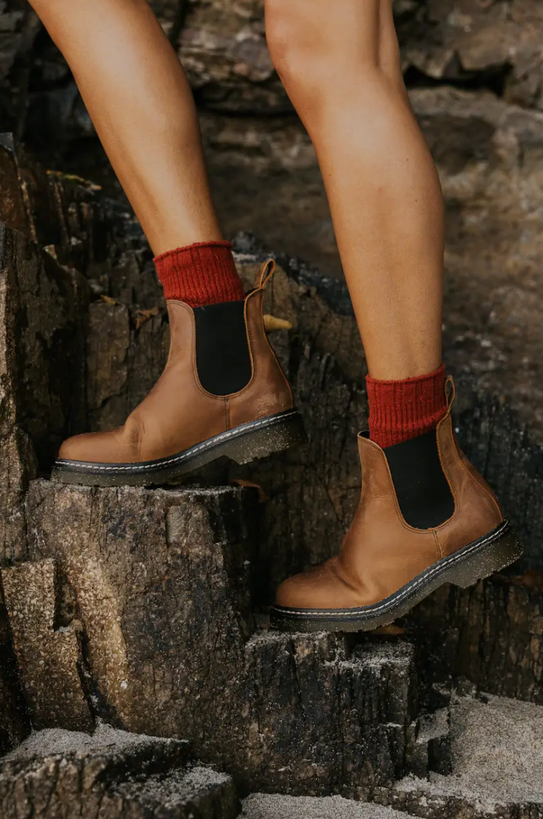 Tan Flika Chelsea Boot