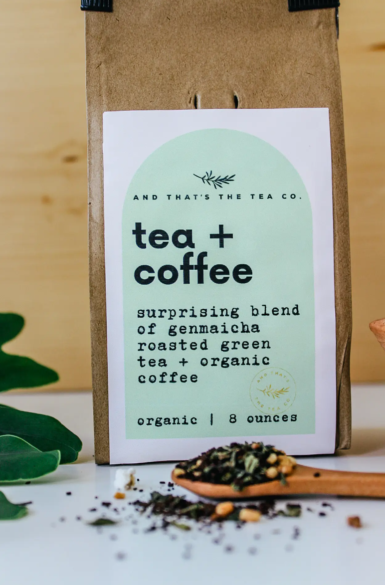 Tea + Coffee Genmaicha Blend