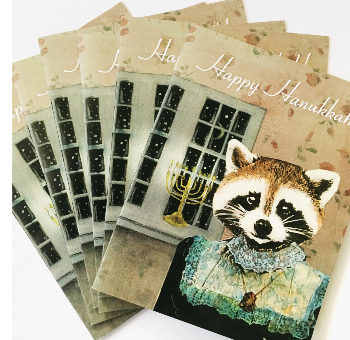 Hanukkah Raccoon Set