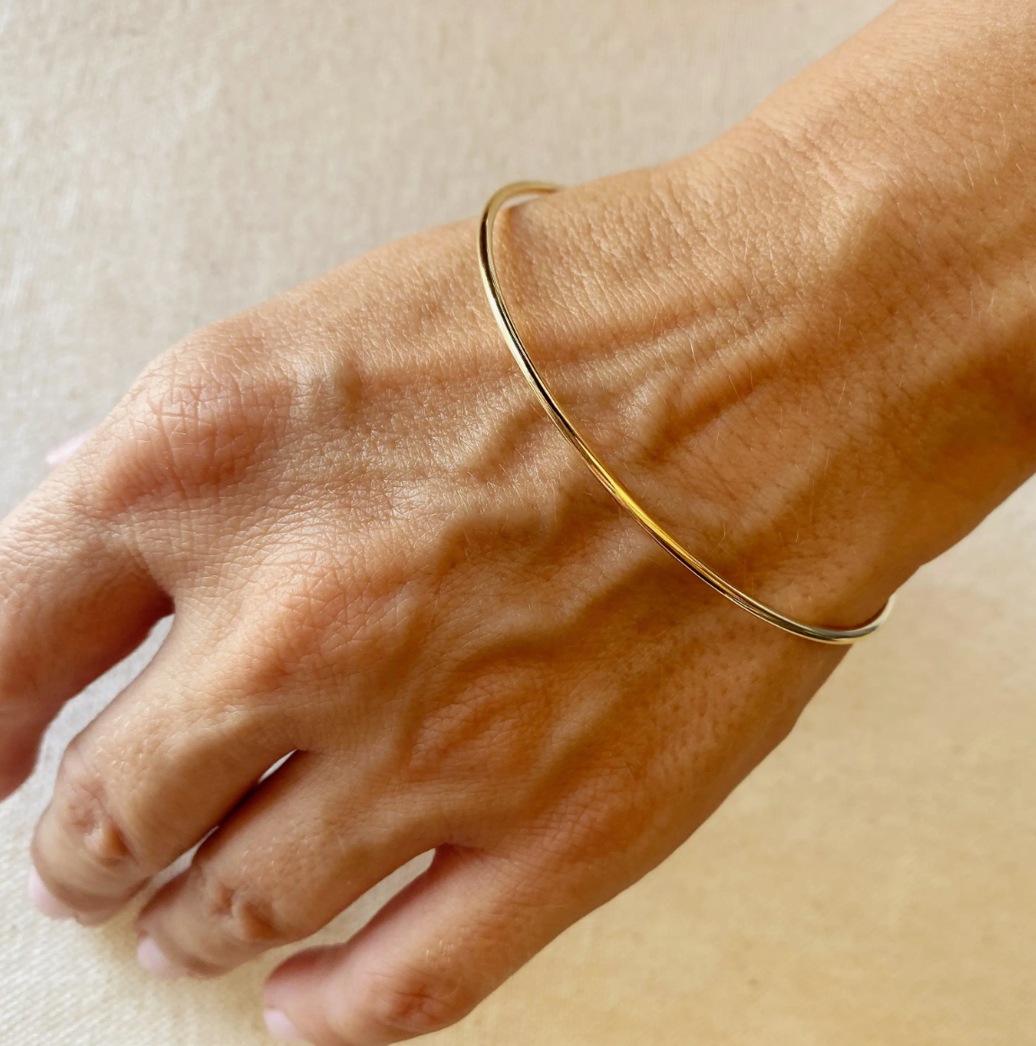 Gold Filled Bangle Bracelet