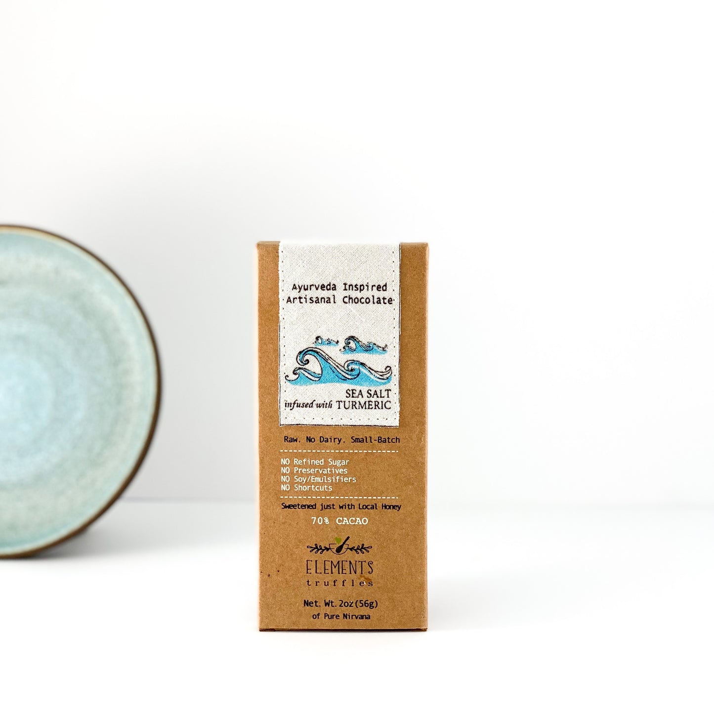 Sea Salt with Turmeric Chocolate Bar