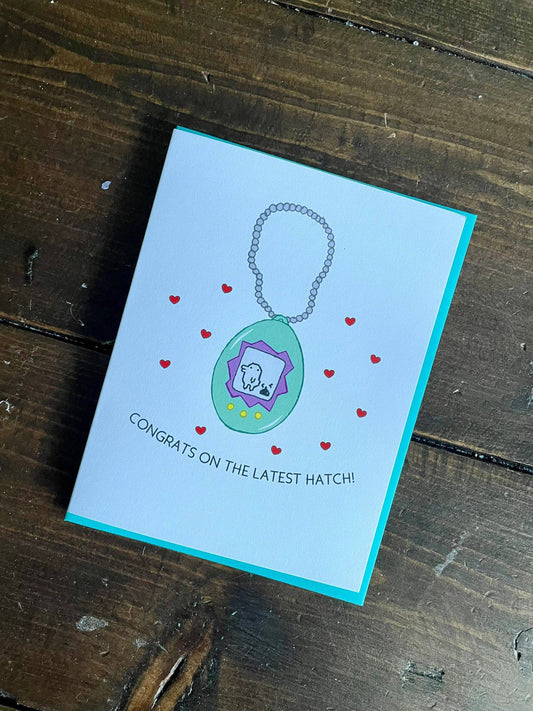 Tamagotchi 3D Baby Card