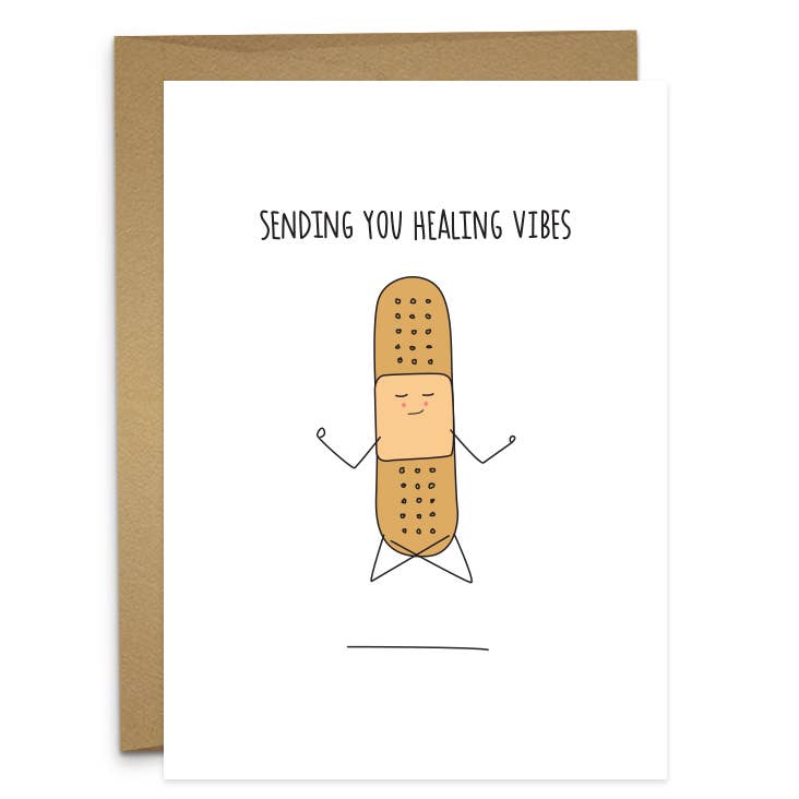 Healing Vibes Greeting Card