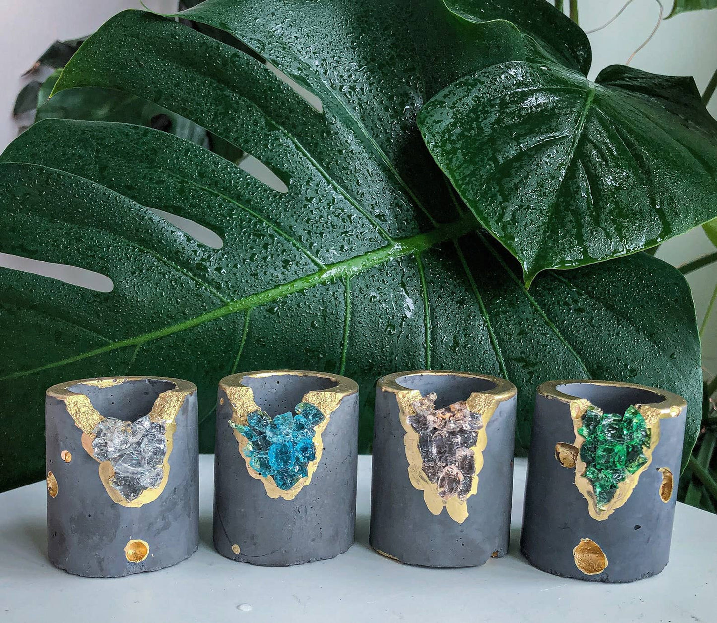 Geode Succulent & Air Plant Pots