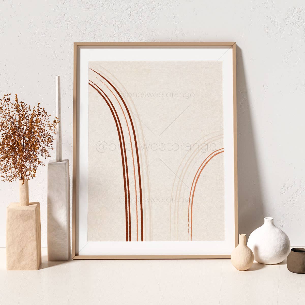 Terracotta Arches Print