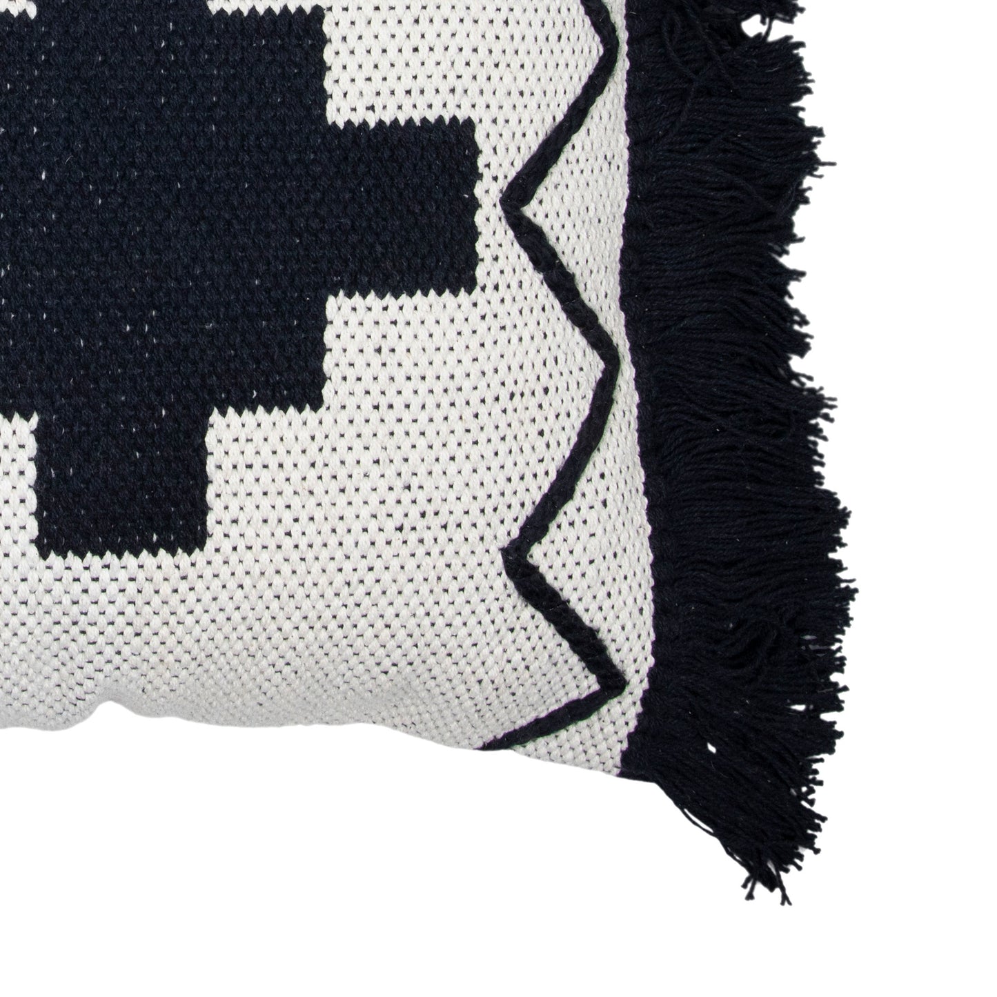 Hand Woven Fringe Pillow