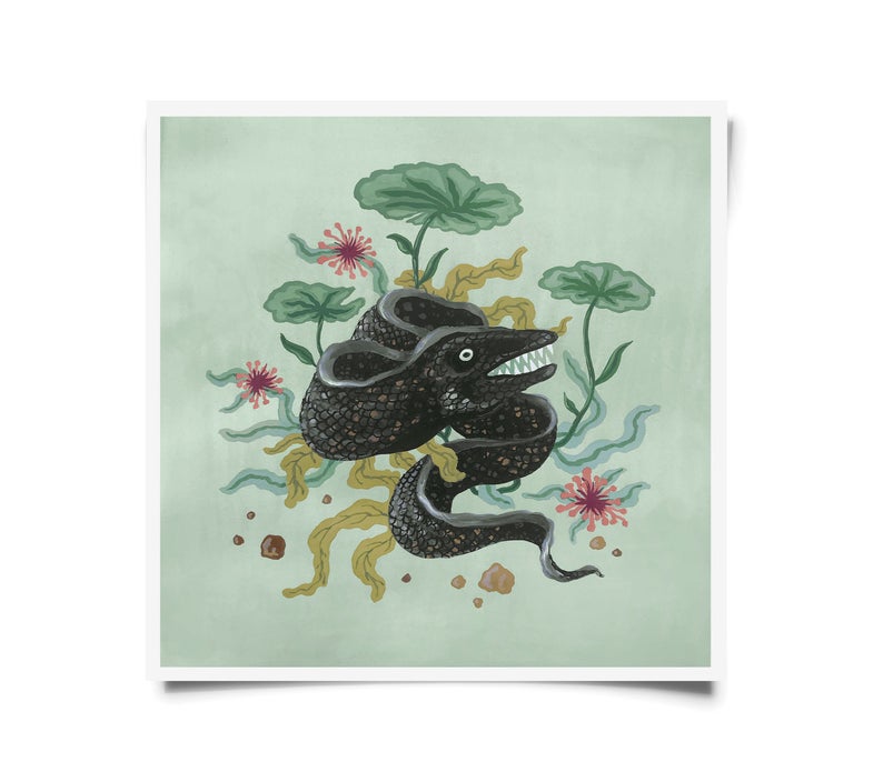 Pisces Zodiac Art Print