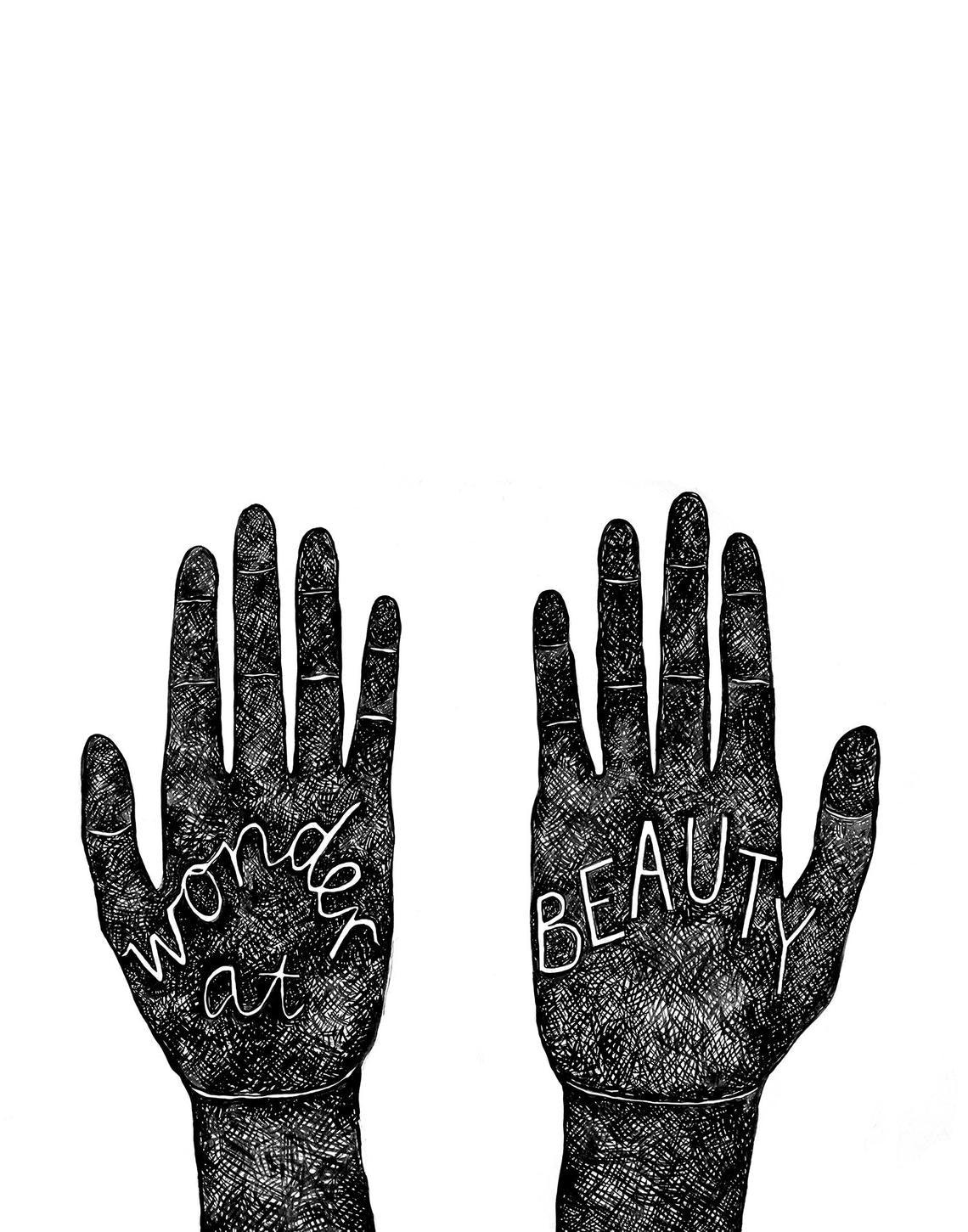 Wonder At Beauty Greeting Card