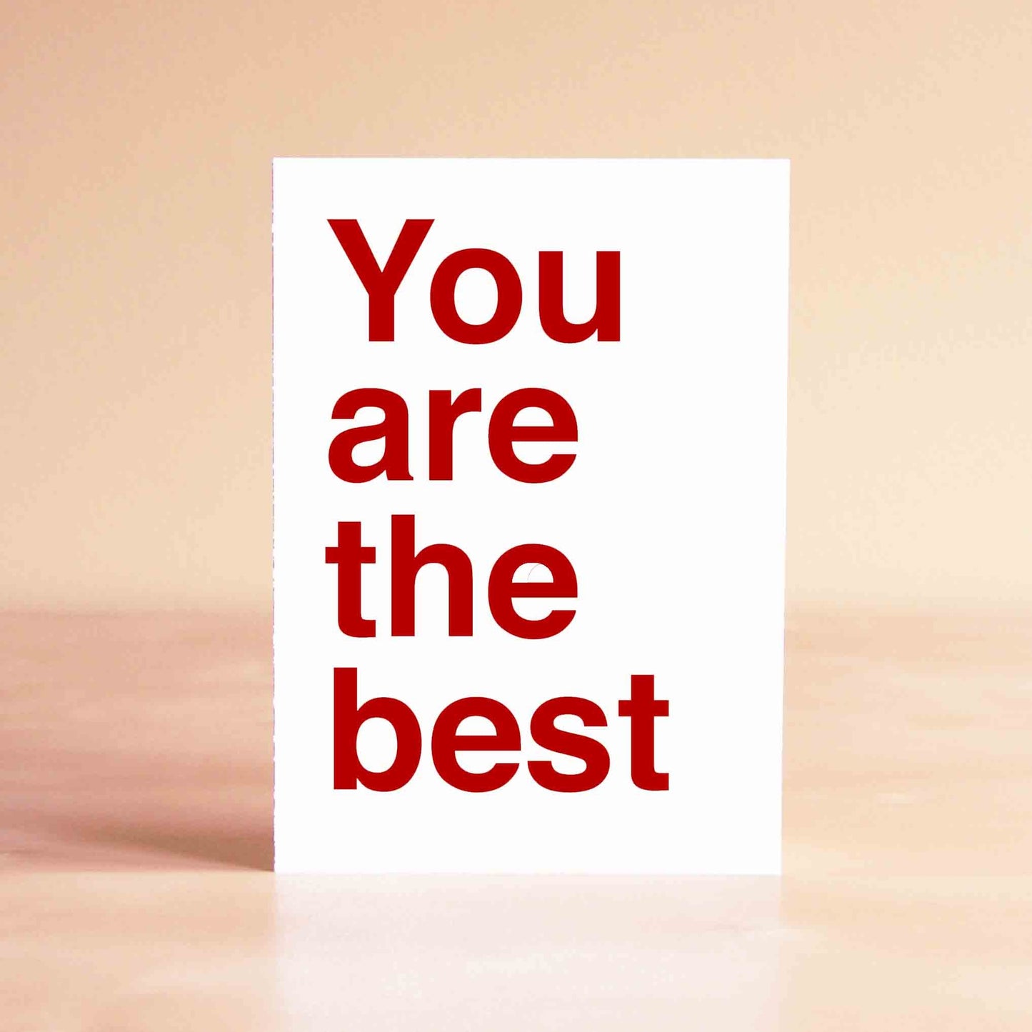 you are the best