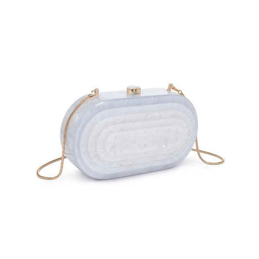 Ivory Acrylic Evening Bag