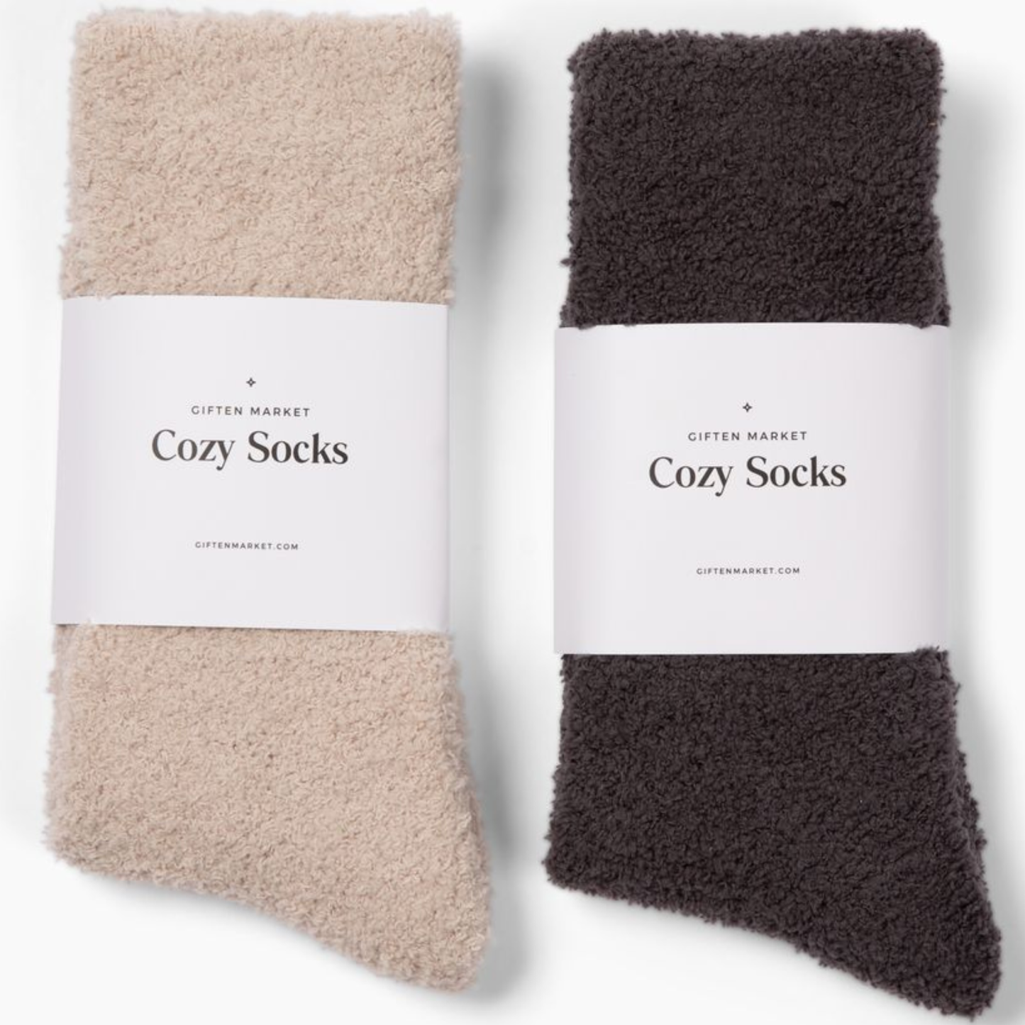 Ivory Cozy Cloud Socks