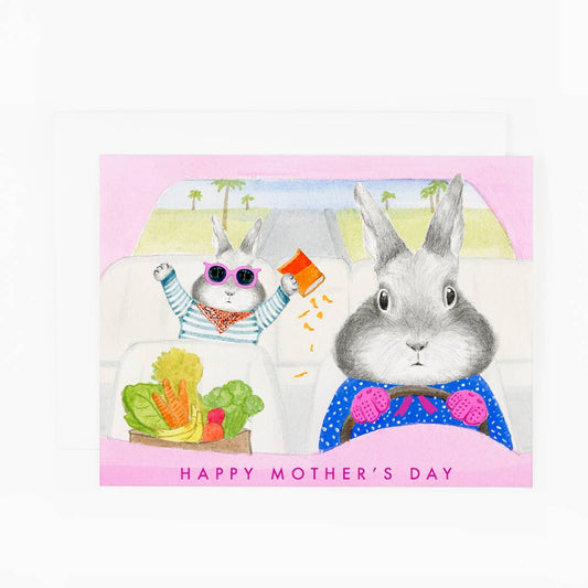 Driving Mom Bunny