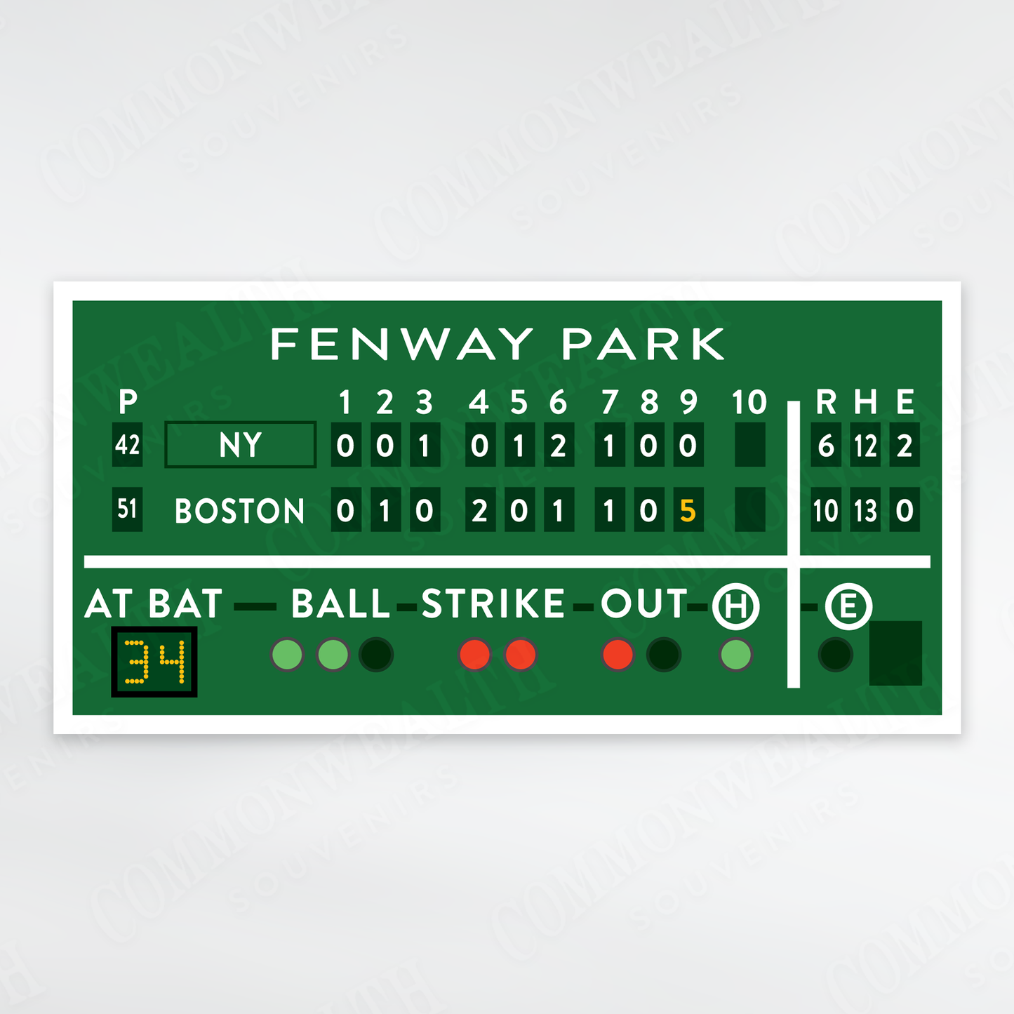 Boston Fenway Park Souvenir Sticker
