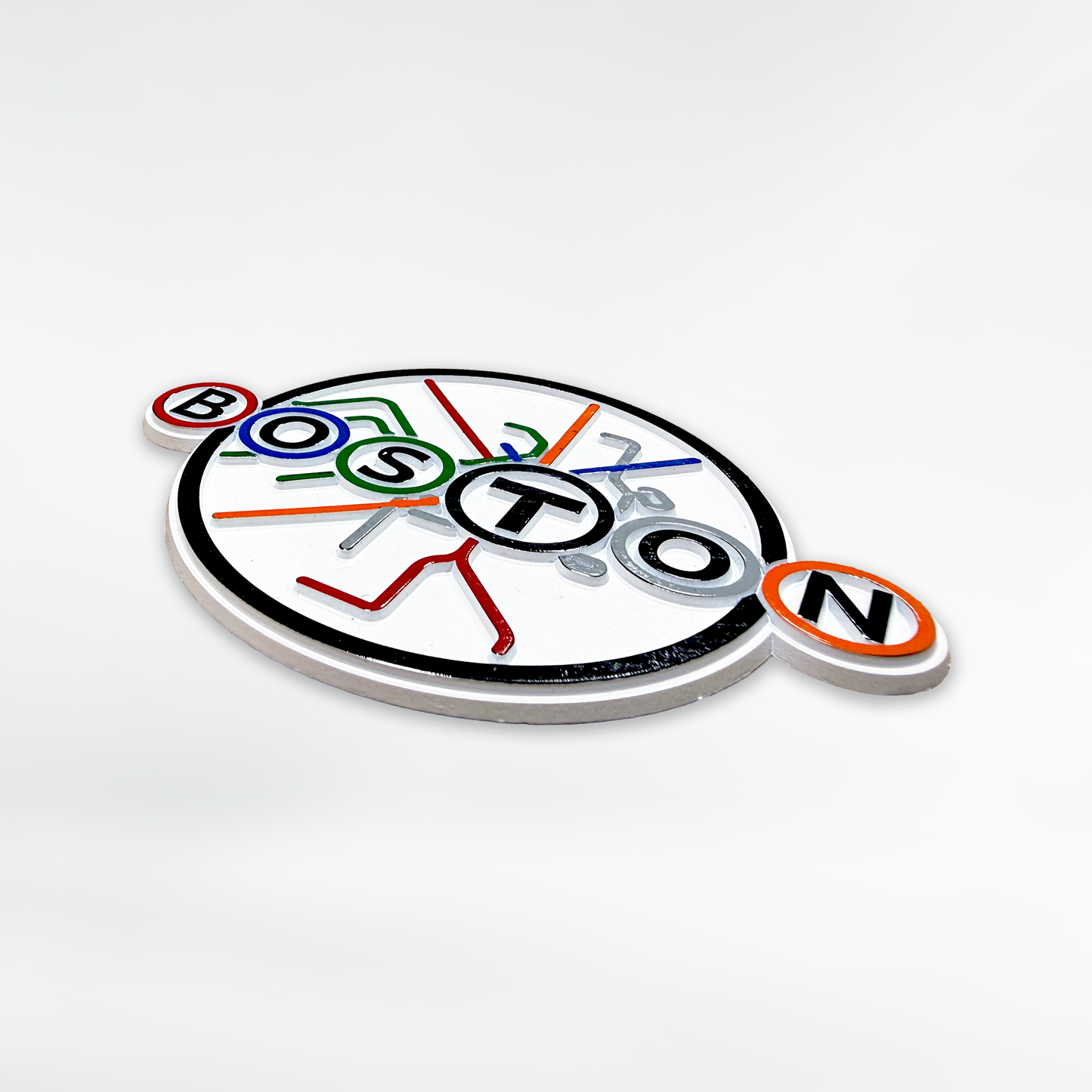 Boston T Map Magnet