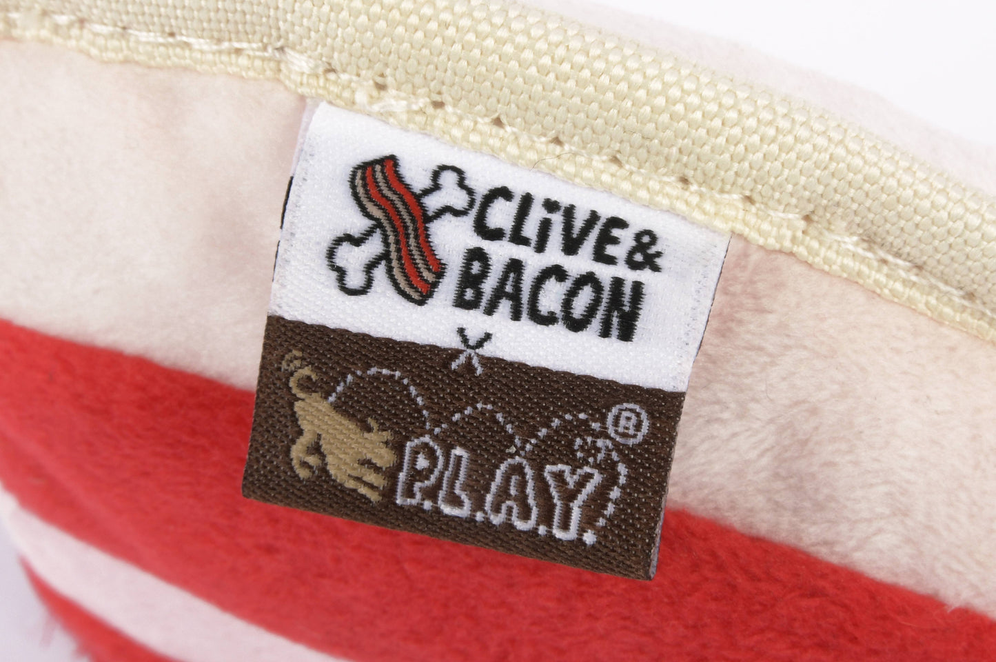 Bacon Squeaky Dog Toy