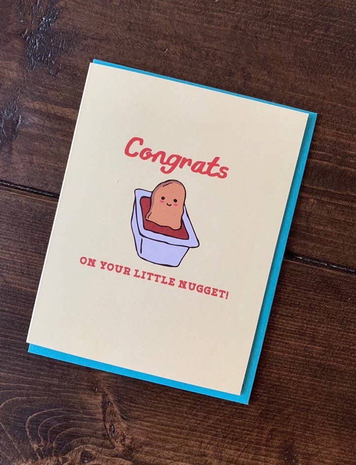Nugget Baby Card