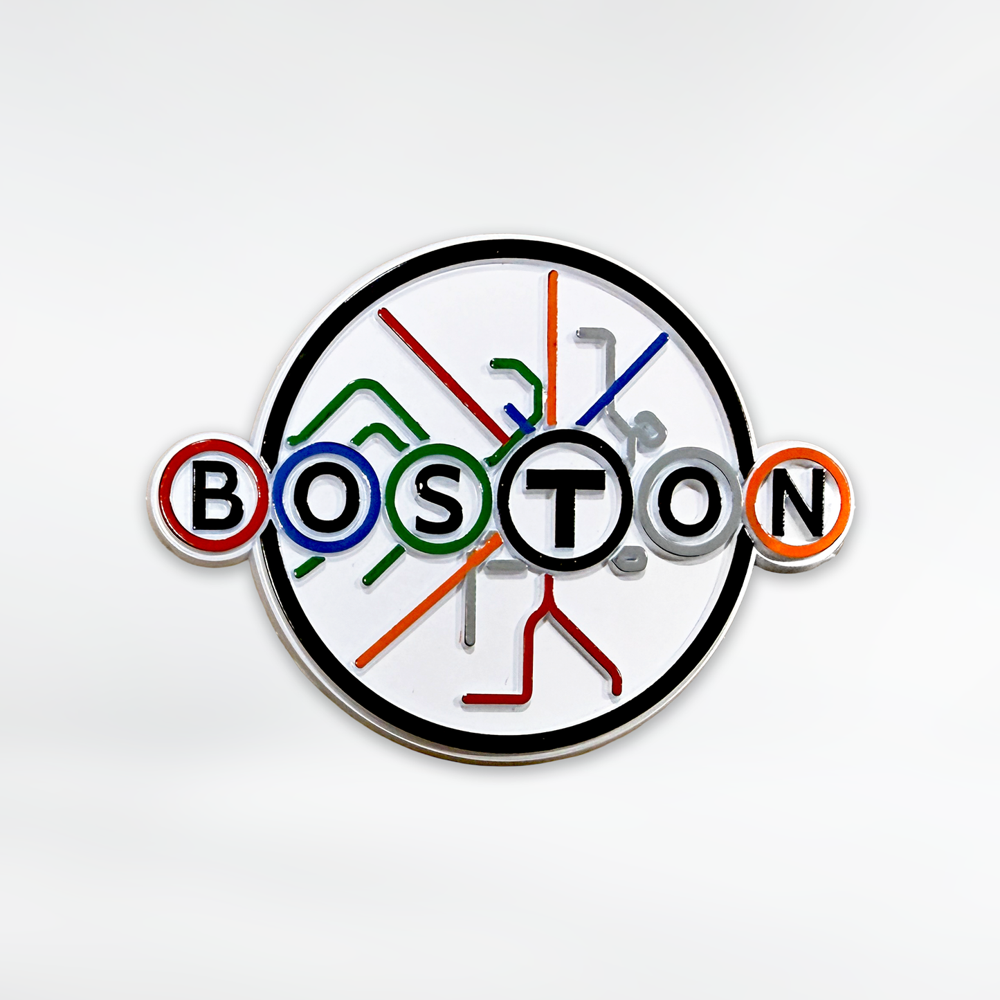 Boston T Map Magnet