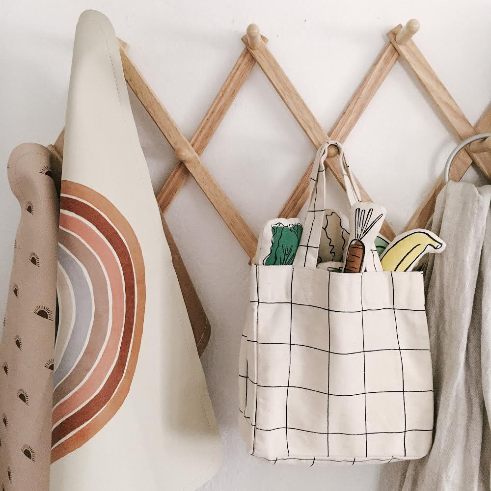 Farmer's Market Canvas Tote & Toys