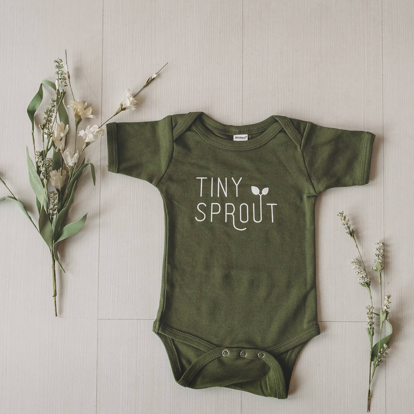 Tiny Sprout baby Baby Onesie