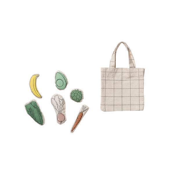 Farmer's Market Canvas Tote & Toys