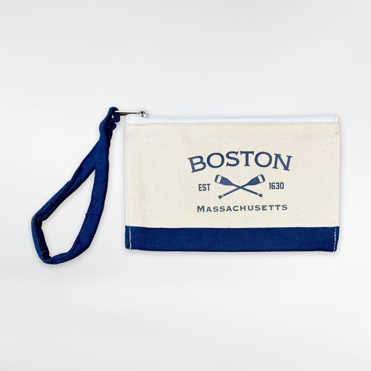 Boston Crossed Oars Wristlet Bag