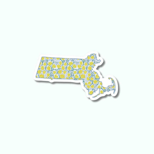 Massachusetts Vine Sticker