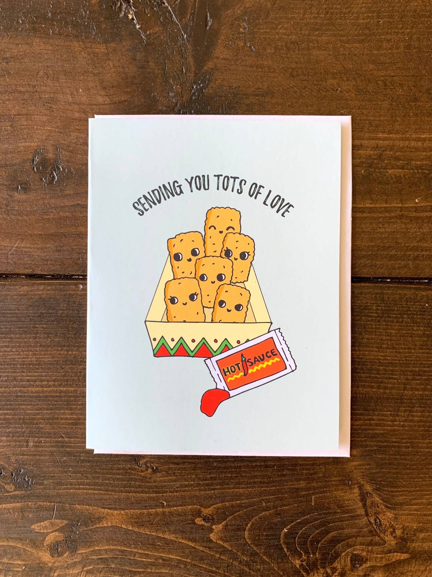 Tater Tot Birthday + Best Wishes Card