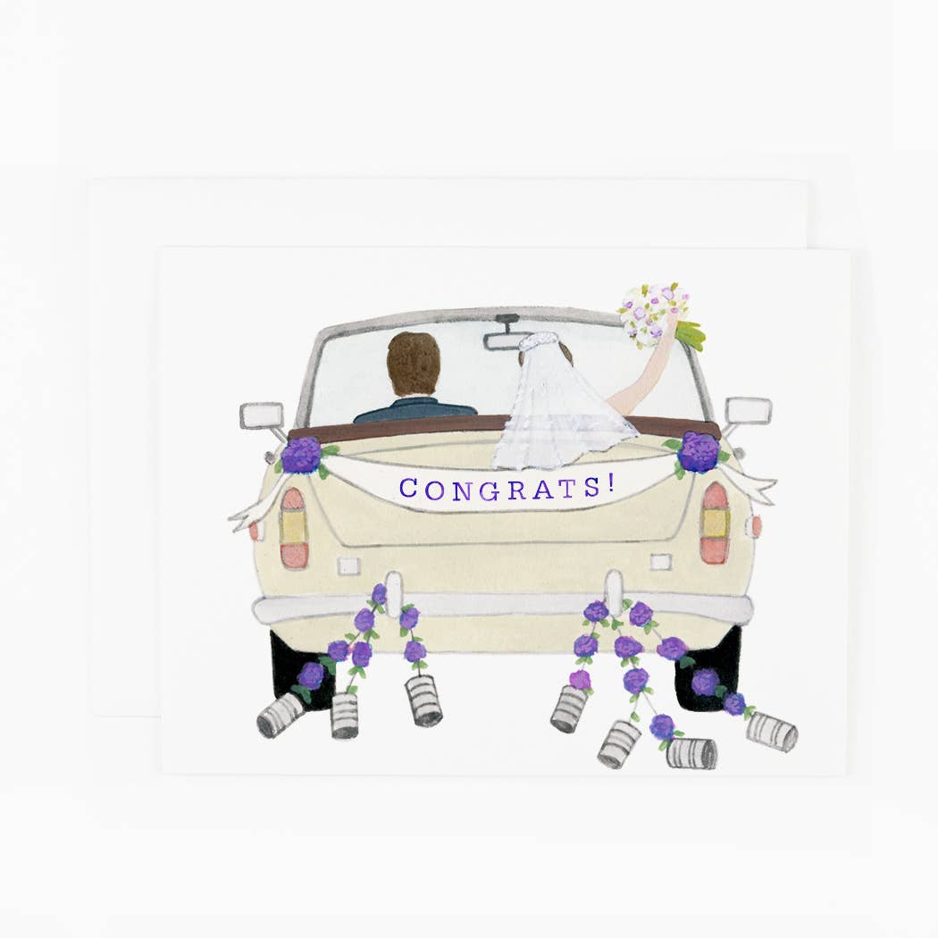 Congrats Wedding Car