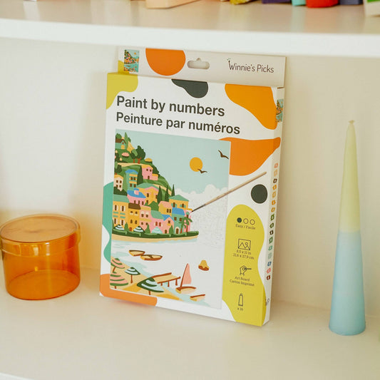 Under the Italian Sun | Board paint by numbers kit for adults