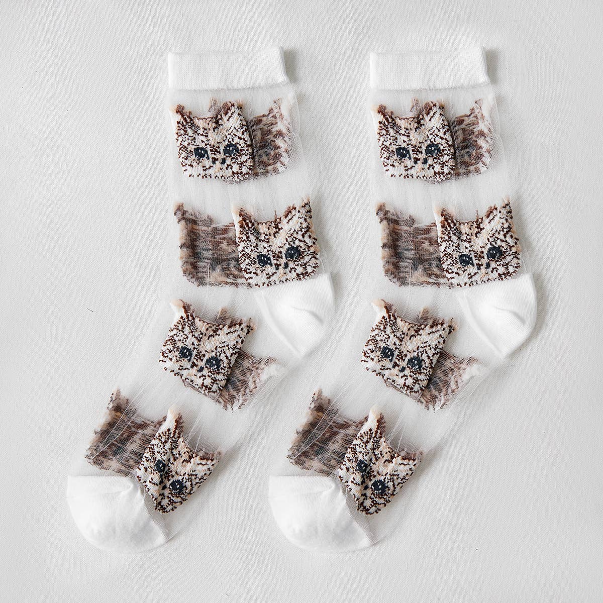 Cat Sheer Socks