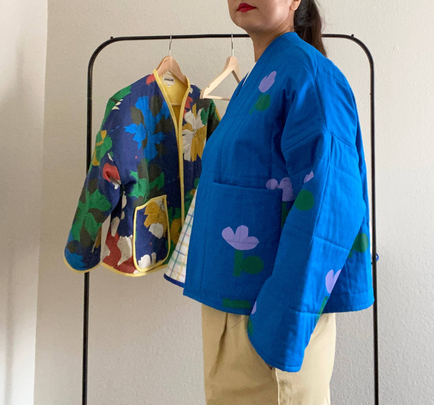 Blue Quilting Jacket