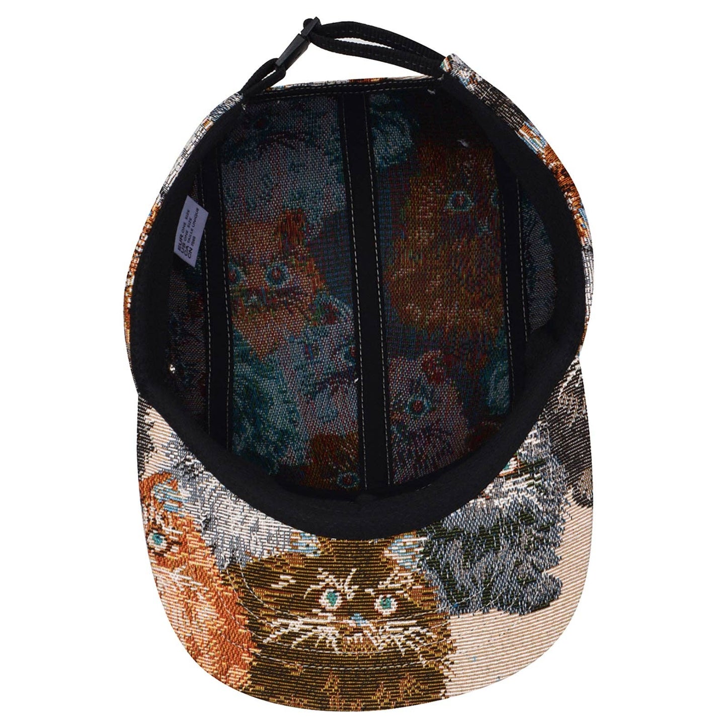 Jacquard Cat 5-Panel Hat