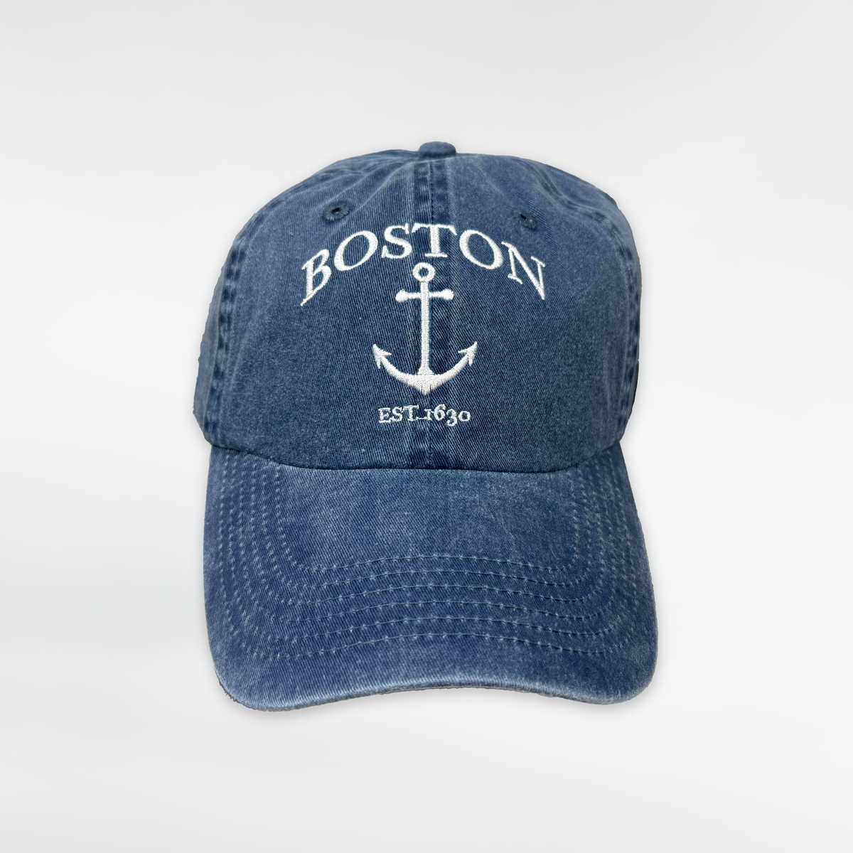 Boston Vertical Anchor Baseball Cap