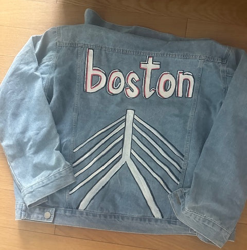 Boston Handpainted Denim Jacket