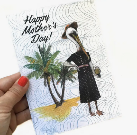 Pelican Lady's Mother Day Card